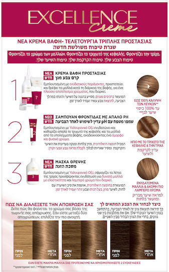 L'Oreal Paris Excellence Creme Vopsea de Păr 7 Blond 48ml