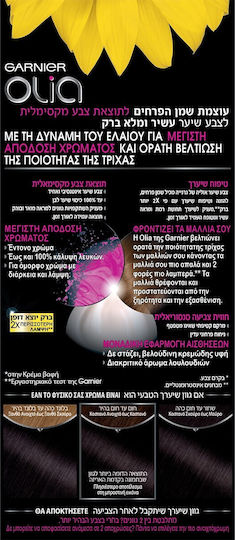 Garnier Olia Βαφή Μαλλιών Χωρίς Αμμωνία 3.0 Καστανό Σκούρο 60gr