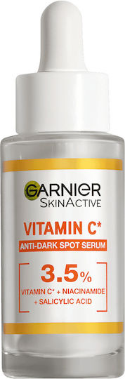 Garnier Skinactive Vitamin C Glow Booster Προσώπου με Βιταμίνη C & Νιασιναμίδη για Λάμψη & Πανάδες 30ml