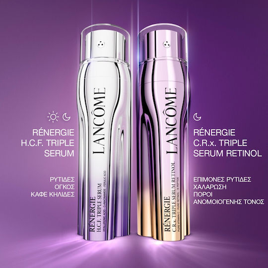 Lancome Rénergie C.R.X. Triple Soothing & Anti-aging Serum Face with Retinol & Vitamin C for Radiance 50ml