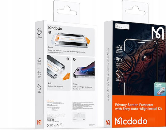 Mcdodo Tempered Glass (iPhone 15 Plus / 16 Plus)