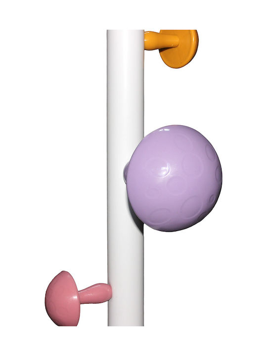 Keskor Καλόγερος Μεταλλικός Λευκός 176cm