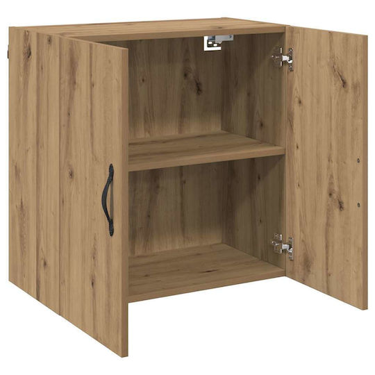 vidaXL Badezimmerschrank B60xT31xH60cm Eiche