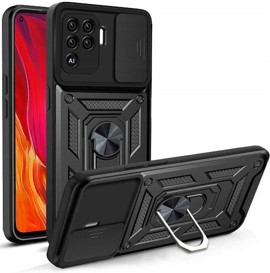 Spacecase Back Cover Μαύρο (Oppo Reno 5 Lite)