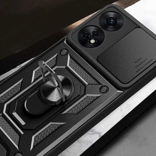 Spacecase Back Cover Μαύρο (Oppo Reno8 T)