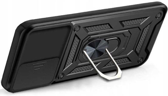 Spacecase Umschlag Rückseite Schwarz (Galaxy M52)