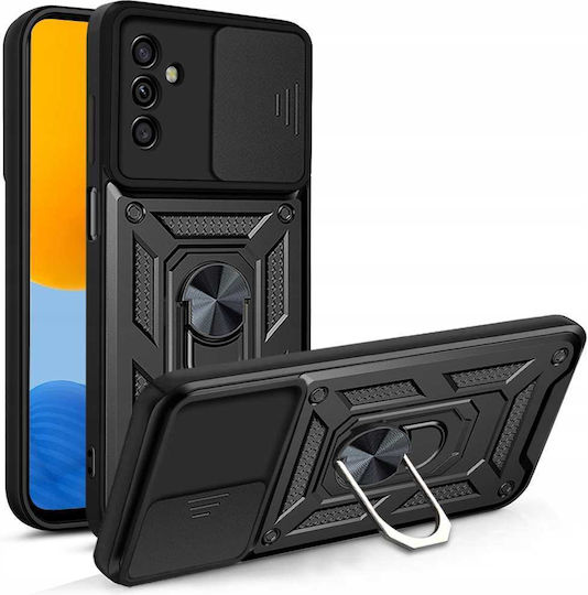 Spacecase Umschlag Rückseite Schwarz (Galaxy M52)