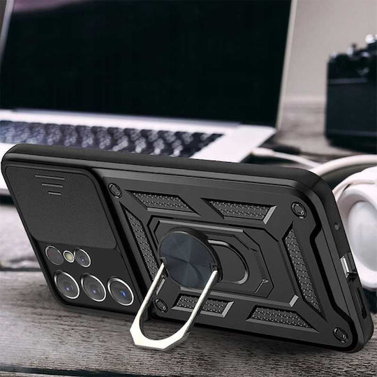 Spacecase Back Cover Negru (Galaxy S21 Ultra 5G)