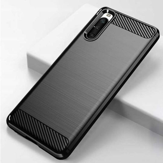 Spacecase Carbon Back Cover Negru (Xperia 10 IV)