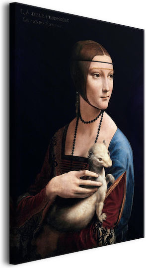 Lady An Ermine Leonardo Da Vinci Nachbildung Kunstbilder Wohnzimmer