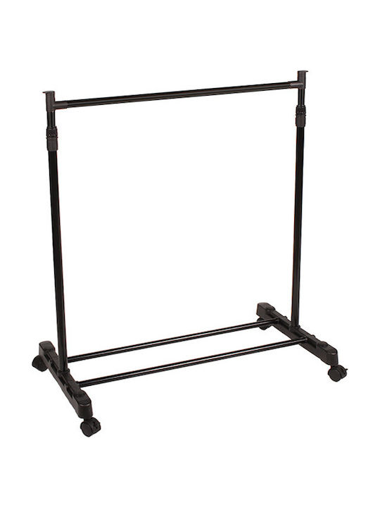 Keskor Rollbar Kleiderständer Schwarz 66x37x139cm