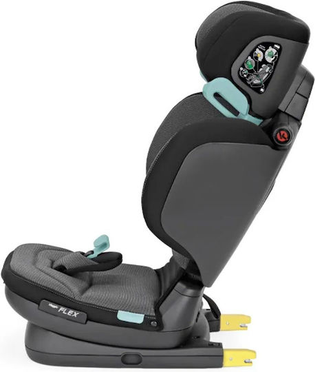 Peg Perego Viaggio Flex Καθισματάκι Αυτοκινήτου High-back Booster i-Size με Isofix Crystal Black 15-36 kg