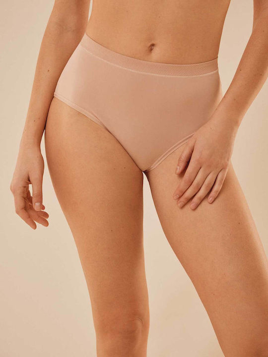 Ψηλόμεσο Γυναικείο Slip Nude