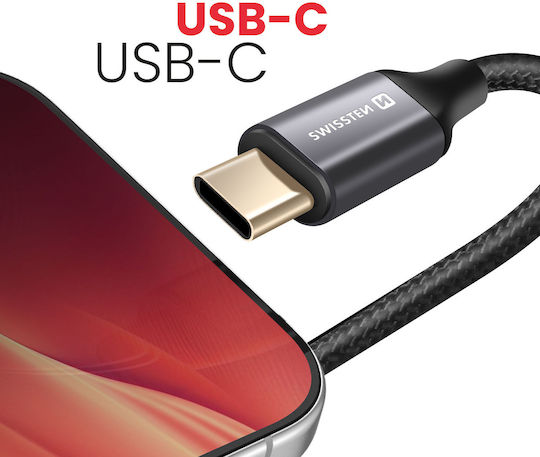 Swissten USB-C to 3.5 mm Jack Audio Adapter Smartphones Tablets Black