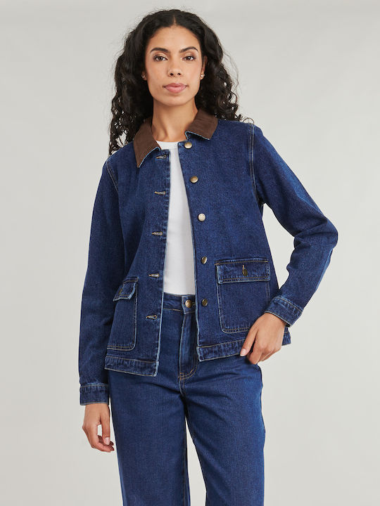 Women's Jean Jacket for Spring or Autumn Denim