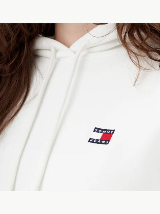Damen Sweatshirt Kapuzen White