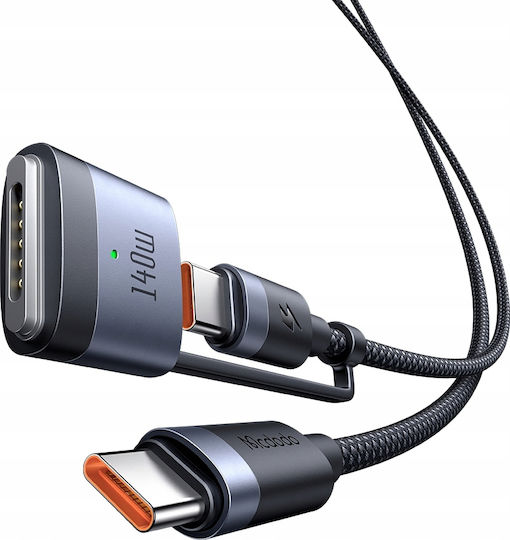 Mcdodo USB 2.0 Kabel USB-C männlich - USB-C / Magsafe 3 240W Power Delivery (PD) Schwarz 2m CA-0140