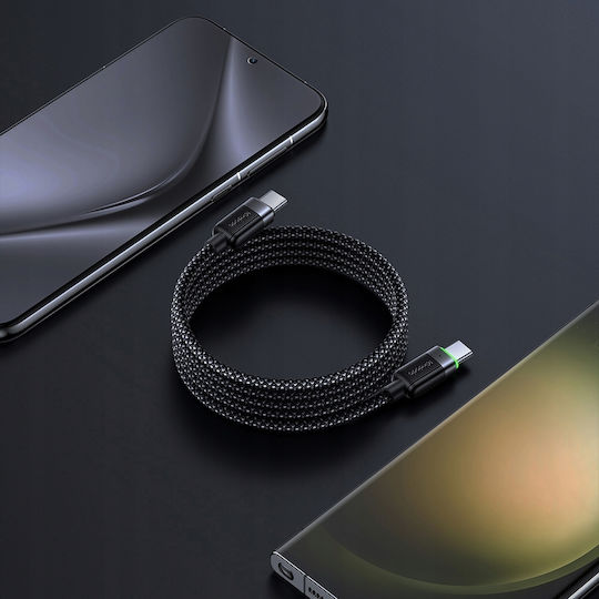 Mcdodo Magnetic USB 2.0 Cable USB-C Male - USB-C 60W Black 1.2m 606P90