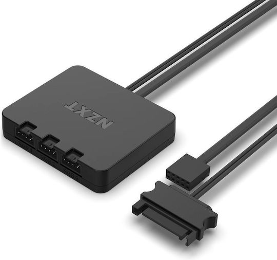 NZXT F140 Вентилатор За Кутия (1800 Оборота / 89.48 CFM) С RGB Осветление И Свързване 4-Изводна ШИМ 2 Бр