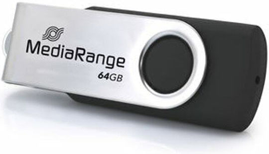 MediaRange 64GB USB 3.2 Stick Ασημί