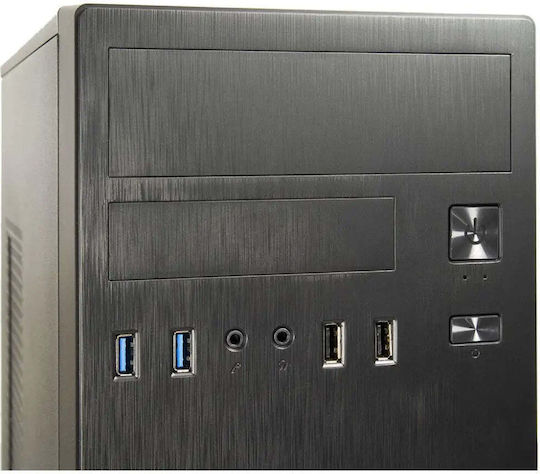 Inter-Tech IT-2812 Business Midi Tower Компютърна Кутия Черна