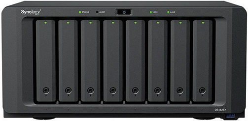 Synology DiskStation NAS Tower με 8 θέσεις για HDD/M.2/SSD και 2 θύρες Ethernet