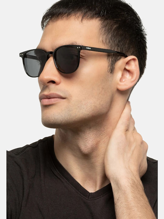 Smooder Unisex Sonnenbrille mit Grün Kunststoff Gestell und Gray Linse RSS05