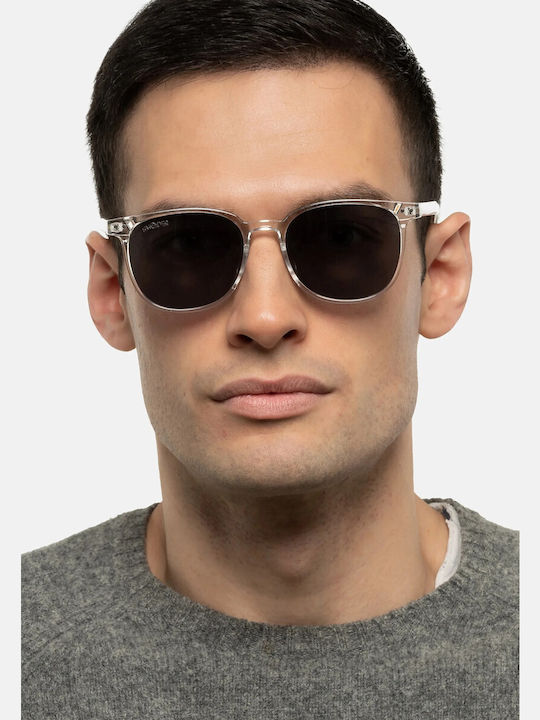 Smooder Unisex Sonnenbrille mit Grün Kunststoff Gestell und Gray Linse RSS05
