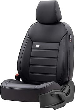 Otom Vordersitzbezüge Leder Schwarz