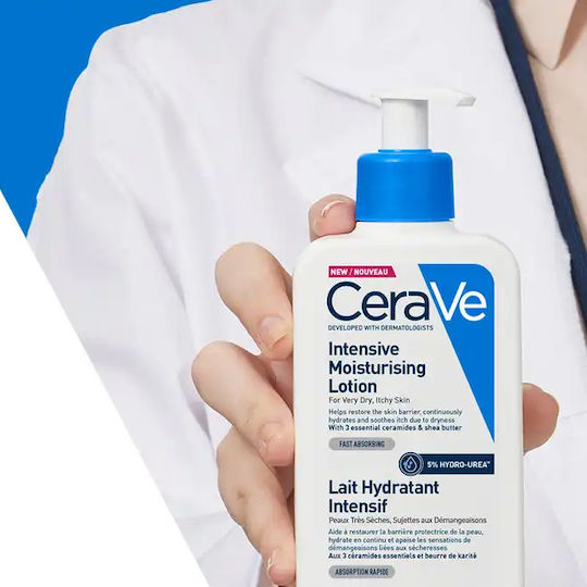 CeraVe Intensive Moisturising Moisturizing Lotion Body with Urea for Dry/Very Dry & Sensitive Skin 473ml