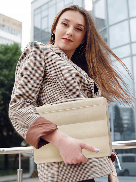 Innostyle Водоустойчива Чанта Калъф за лаптоп 16" в Бежов цвят S610SA-16