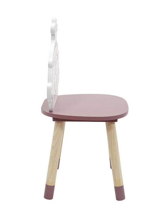 Детски Стол Розов 28x28x57.5бр