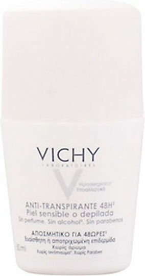 Vichy Soothing Дезодорант за Чувствителна или Депилирана Кожа 48h Рол-он 50ml