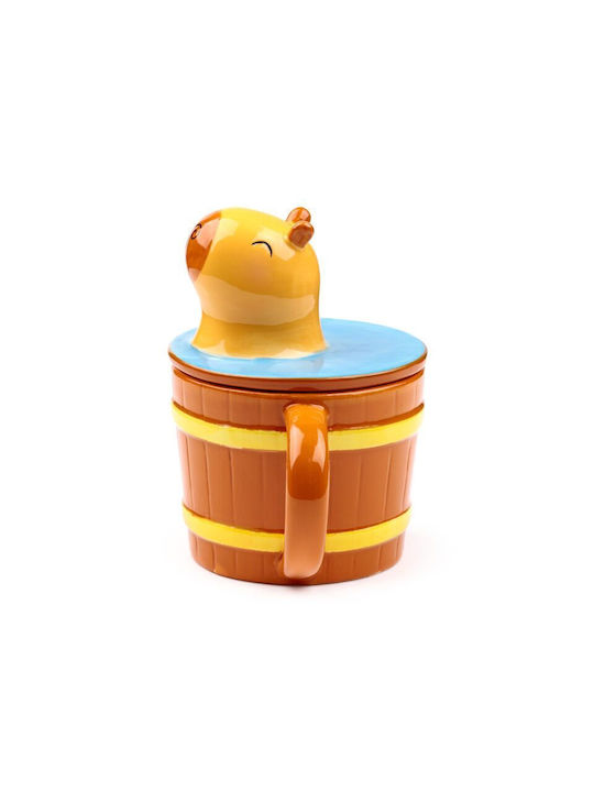 Puckator Cană Ceramică Cu Capac 300ml