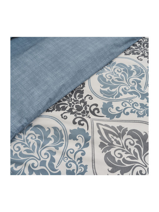 Charalambidis Textiles Sheet Double 200x260cm. Double Blue