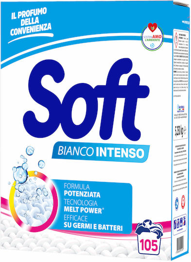 Soft Απορρυπαντικό Ρούχων σε Σκόνη (105 Μεζούρες)