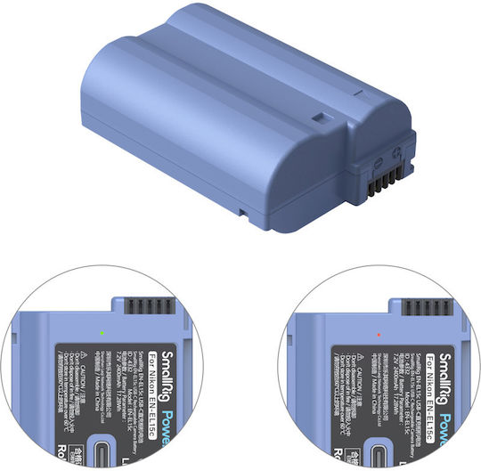 Smallrig Usb-c Rechargeable Camera Battery En-el15c Smallrig 4332 2400mAh Blue