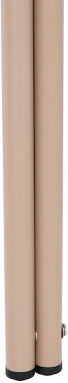 Rachel Sitting Room Outdoor Free Standing Aluminum Table Champagne 79x79x75cm