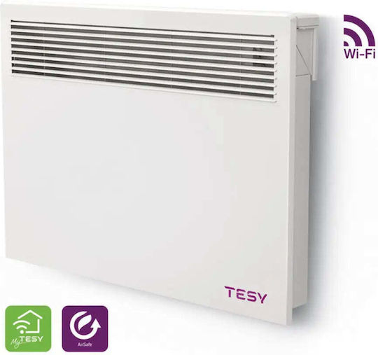 Tesy Конвектор Стена 1500W с Електронен Термостат и WiFi 63.2x45.9см Бял