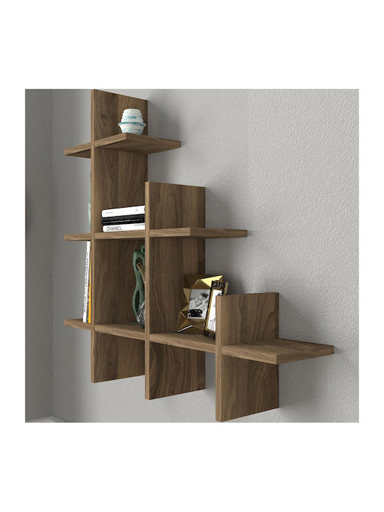 Shelf Wall Juke Walnut 81.8x18x80cm