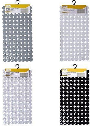 Sidirela Κύκλοι Rutschfeste Badematte mit Saugnäpfen 36x38εκ. Sidirela Κύκλοι Rutschfeste Badematte mit Saugnäpfen 36x38εκ.