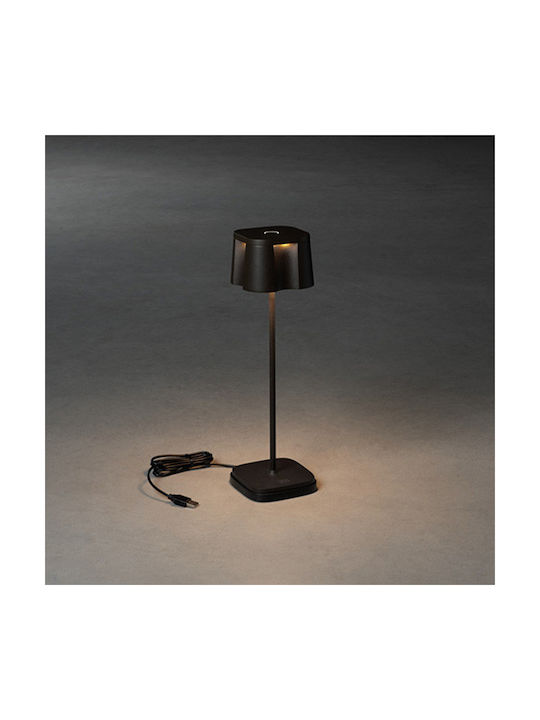 Konstsmide Desktop Lumină pentru Exterior cu Lumină Bianco reglabil IP54 Negru