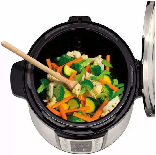 Tefal Πολυμάγειρας 1200W με Χωρητικότητα 6lt Ασημί