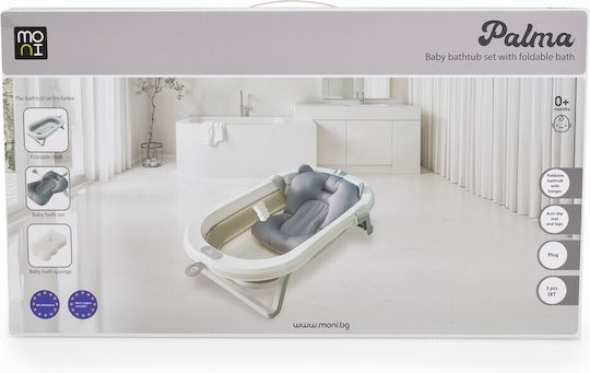 Moni Foldable Baby Bath Palma Gray