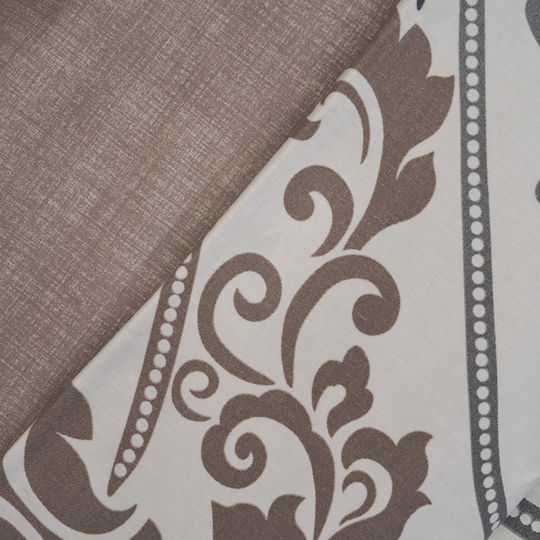 Charalambidis Textiles Victorian Double Bed Sheet 200x260cm Beige
