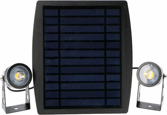 123led Set of 2 Wall Solar Lights Warm White 3000K with Photocell IP65