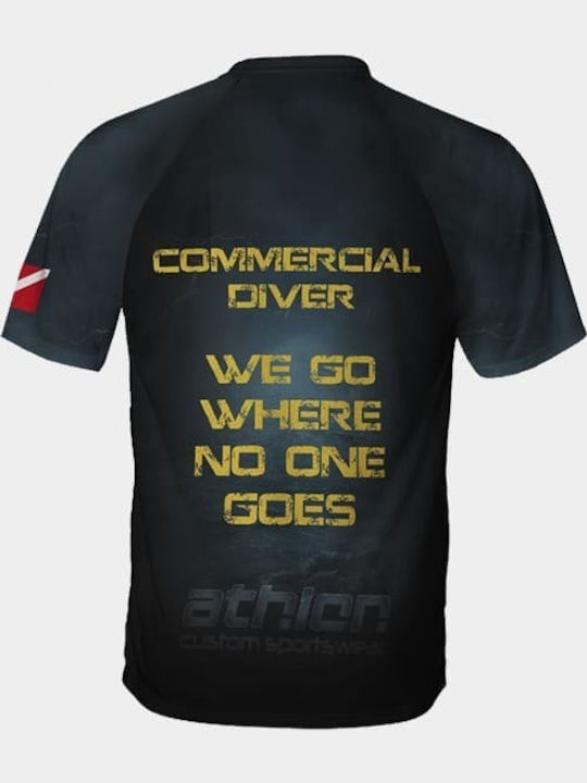 Athlon Bedruckte Blusen Kurzarm Commercial Diving