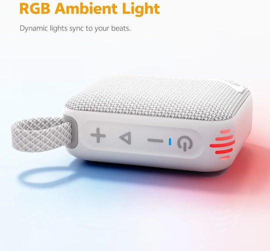 QCY SP2 Waterproof Bluetooth Speaker 5W with Battery Life up to 17 hours Gray
