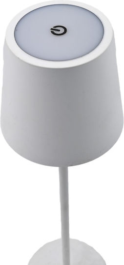 Viosarp Table Lamp LED with White Shade and Base