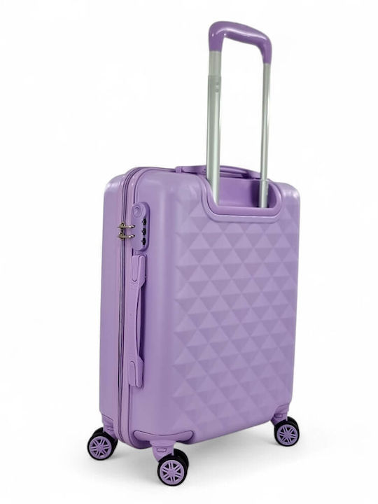 Playful Bags Children's Cabin Travel Suitcase Hard Lila with 4 Wheels Height 55cm